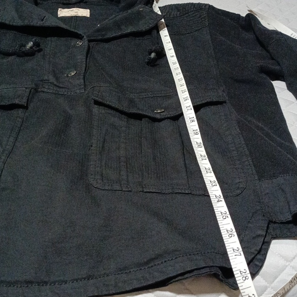 Free People | We The Free Marlie Washed Black Utility Jacket - Picture 5 of 7